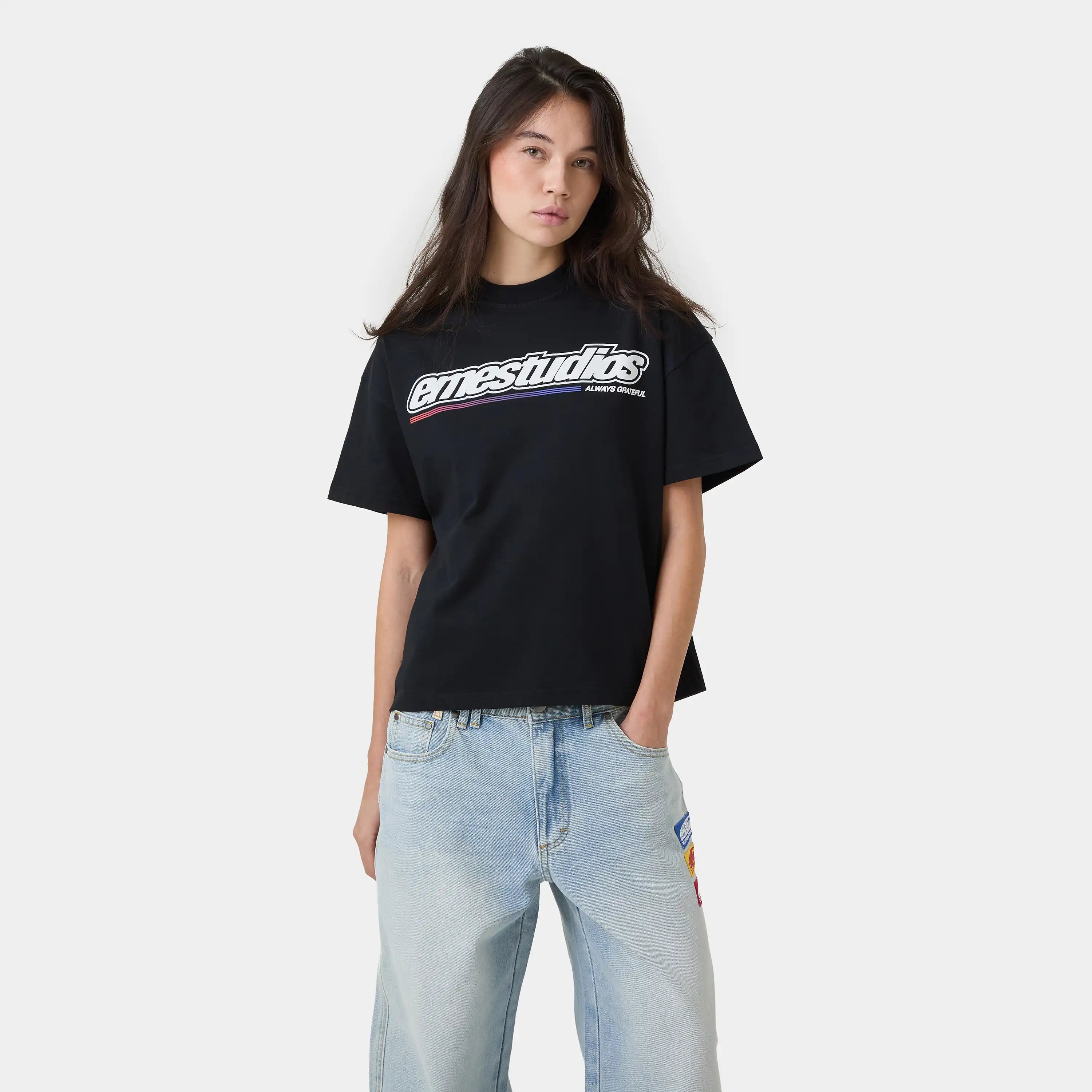 Scale Shadow Oversized Tee T-shirts Eme Studios