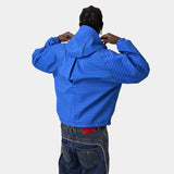 Echo Midnight Grid Windbreaker