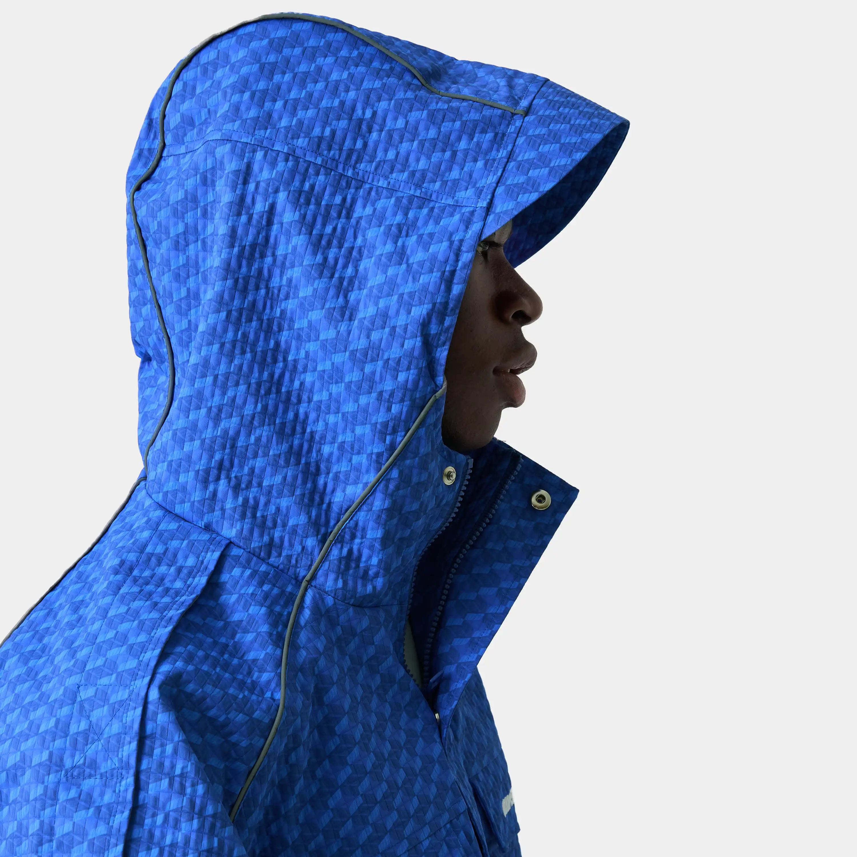 Echo Midnight Grid Windbreaker