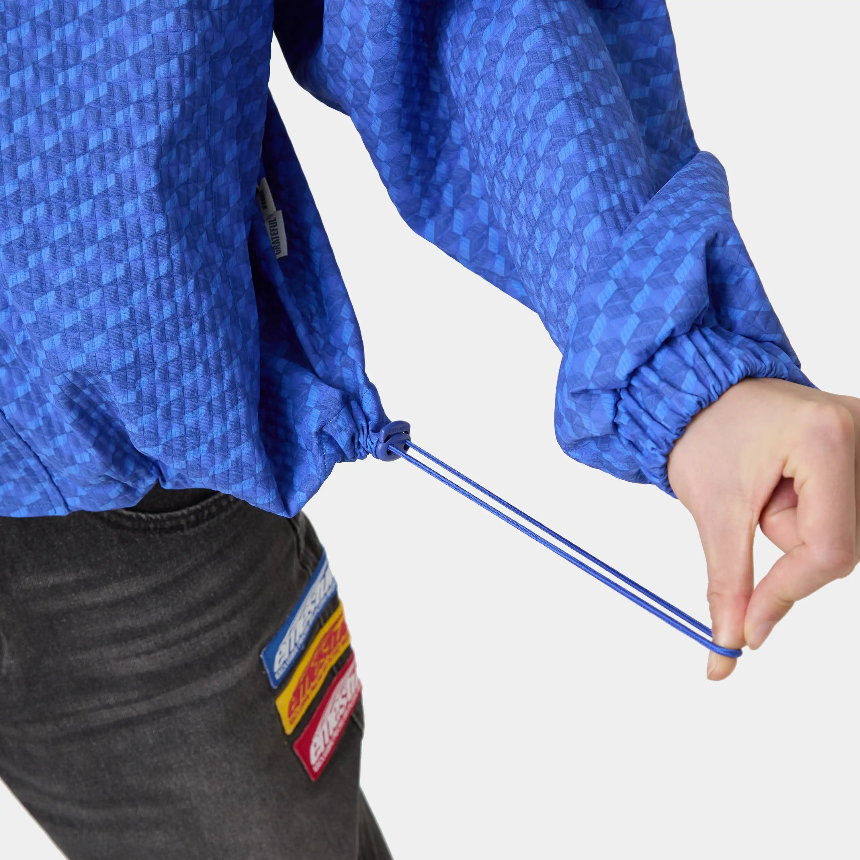 Echo Midnight Grid Windbreaker Outerwear Eme Studios