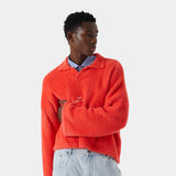 Sully Cherry Brushed Knitted Polo Knit eme