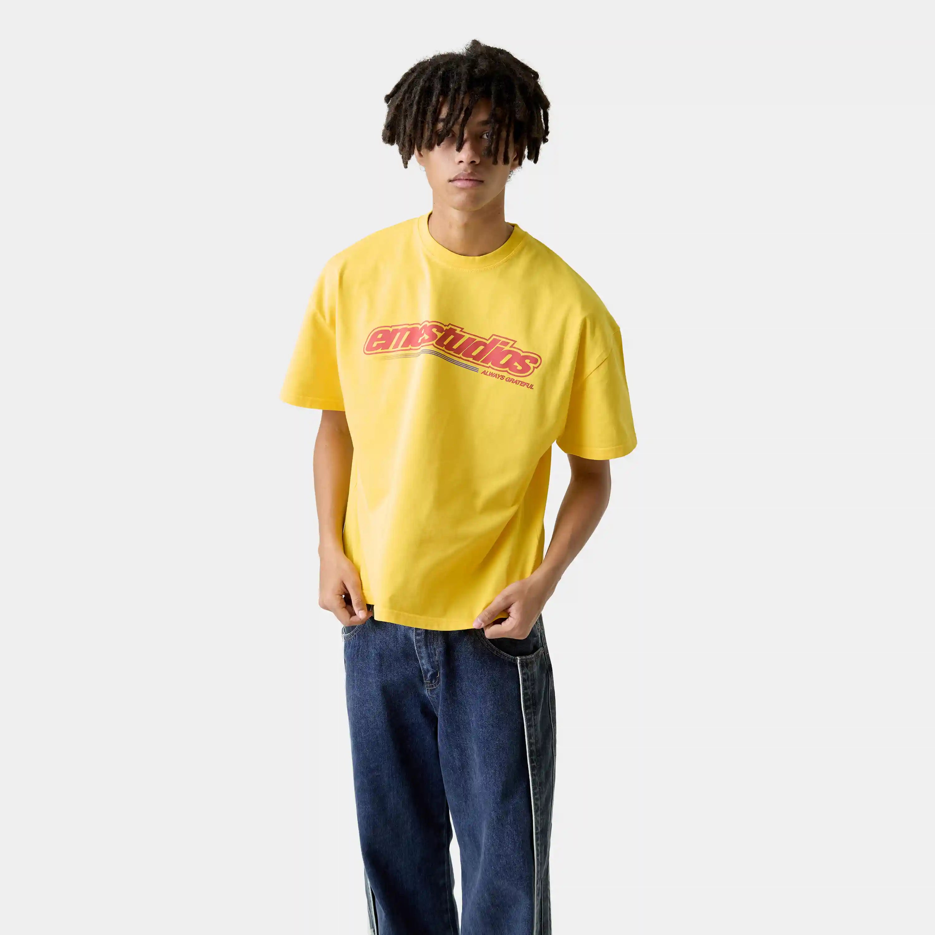 Scale Canary Oversized Tee T-shirts Eme Studios