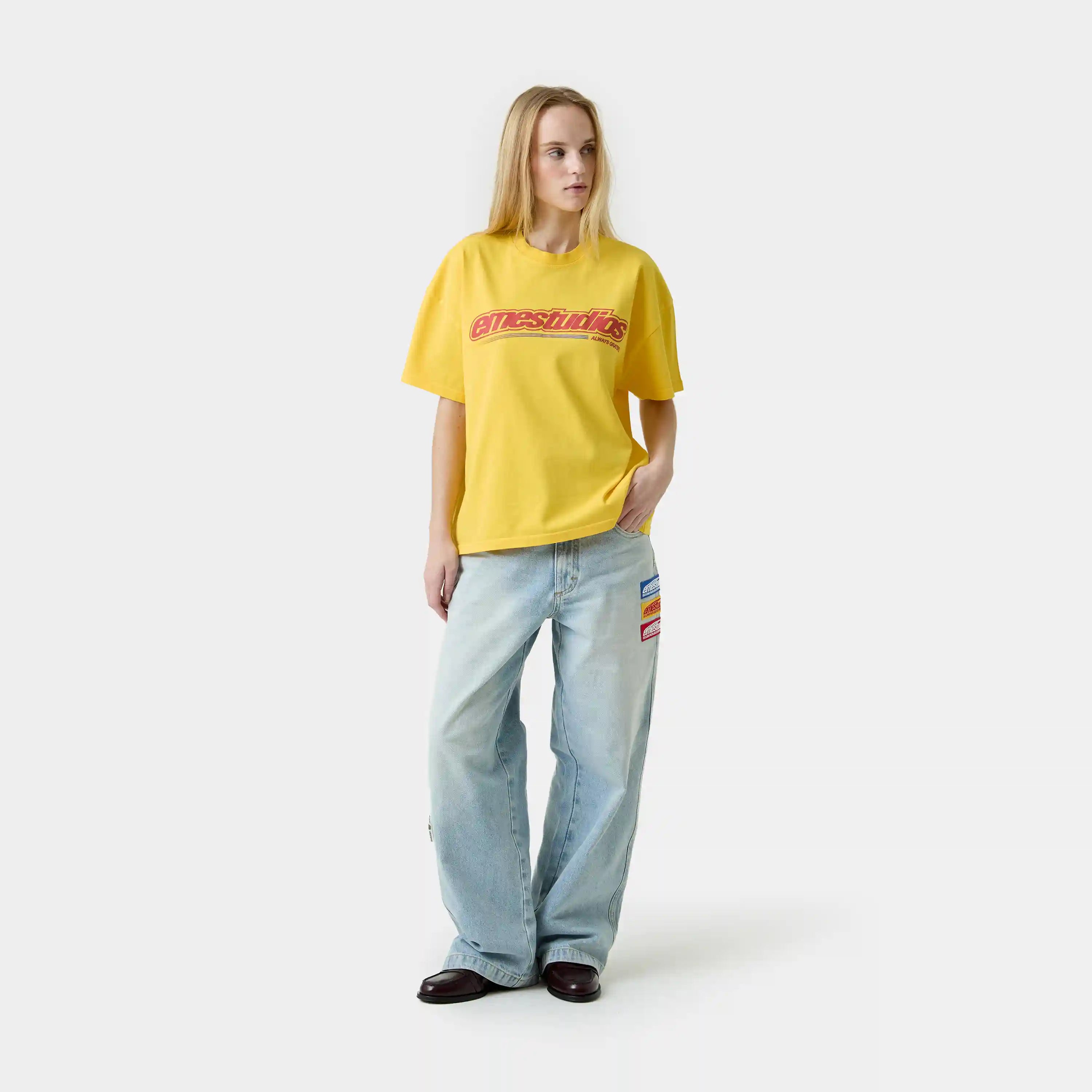 Scale Canary Oversized Tee T-shirts Eme Studios