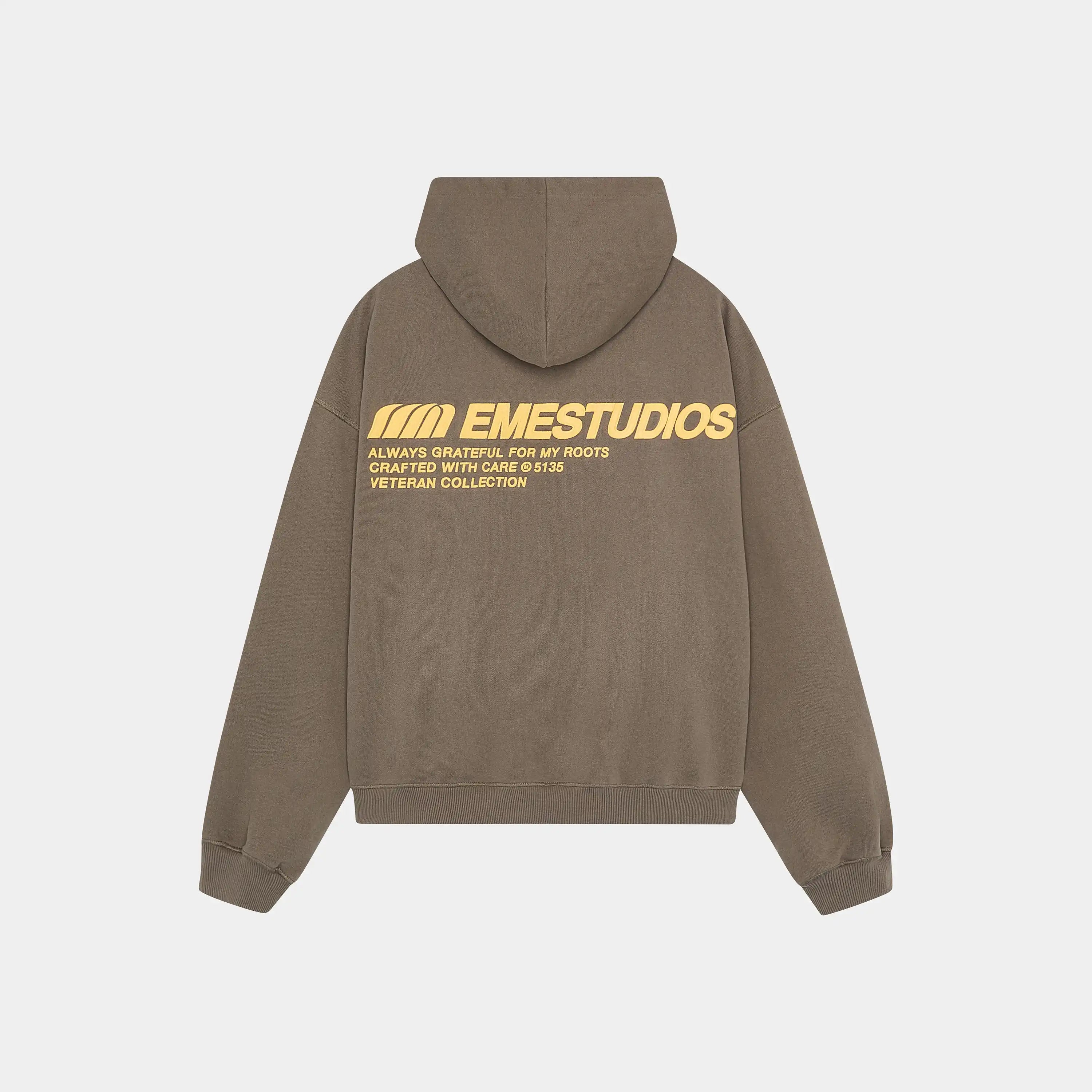 Roots Muddy Brown Oversized Hoodie Hoodie eme