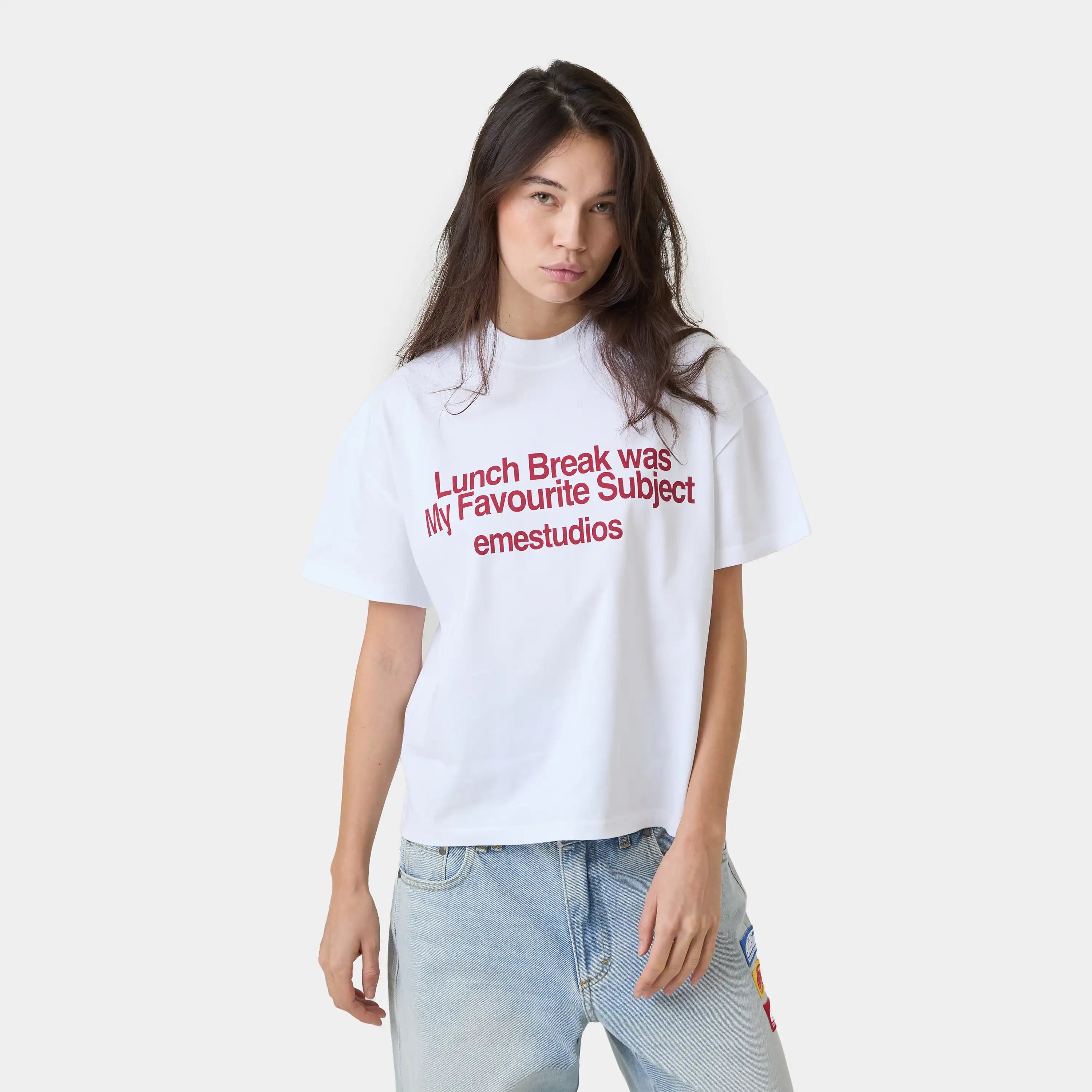 Lunch Pearl Oversized Tee T-shirts Eme Studios