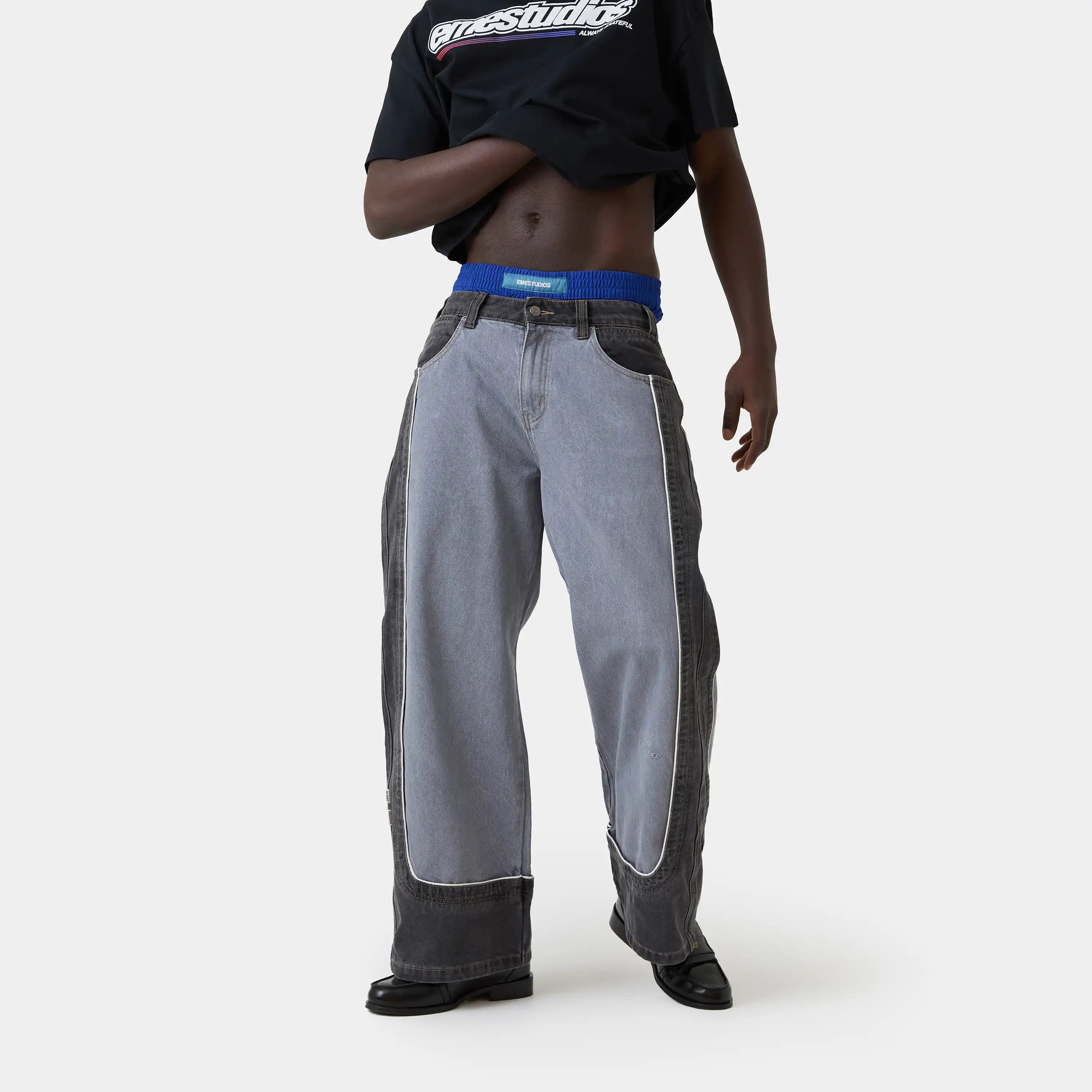 Dual Anthracite Pants Pants Eme Studios