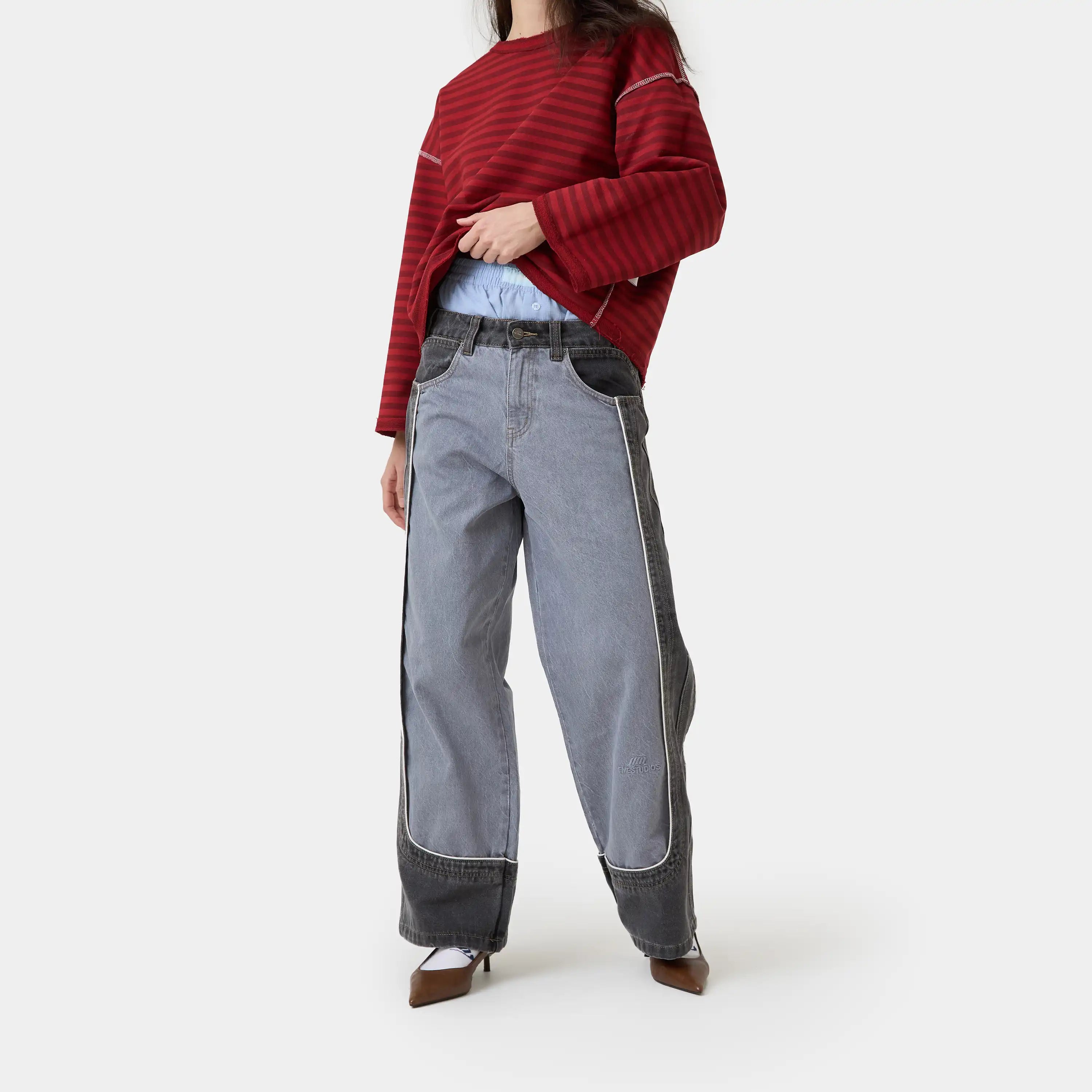 Dual Anthracite Pants Pants Eme Studios