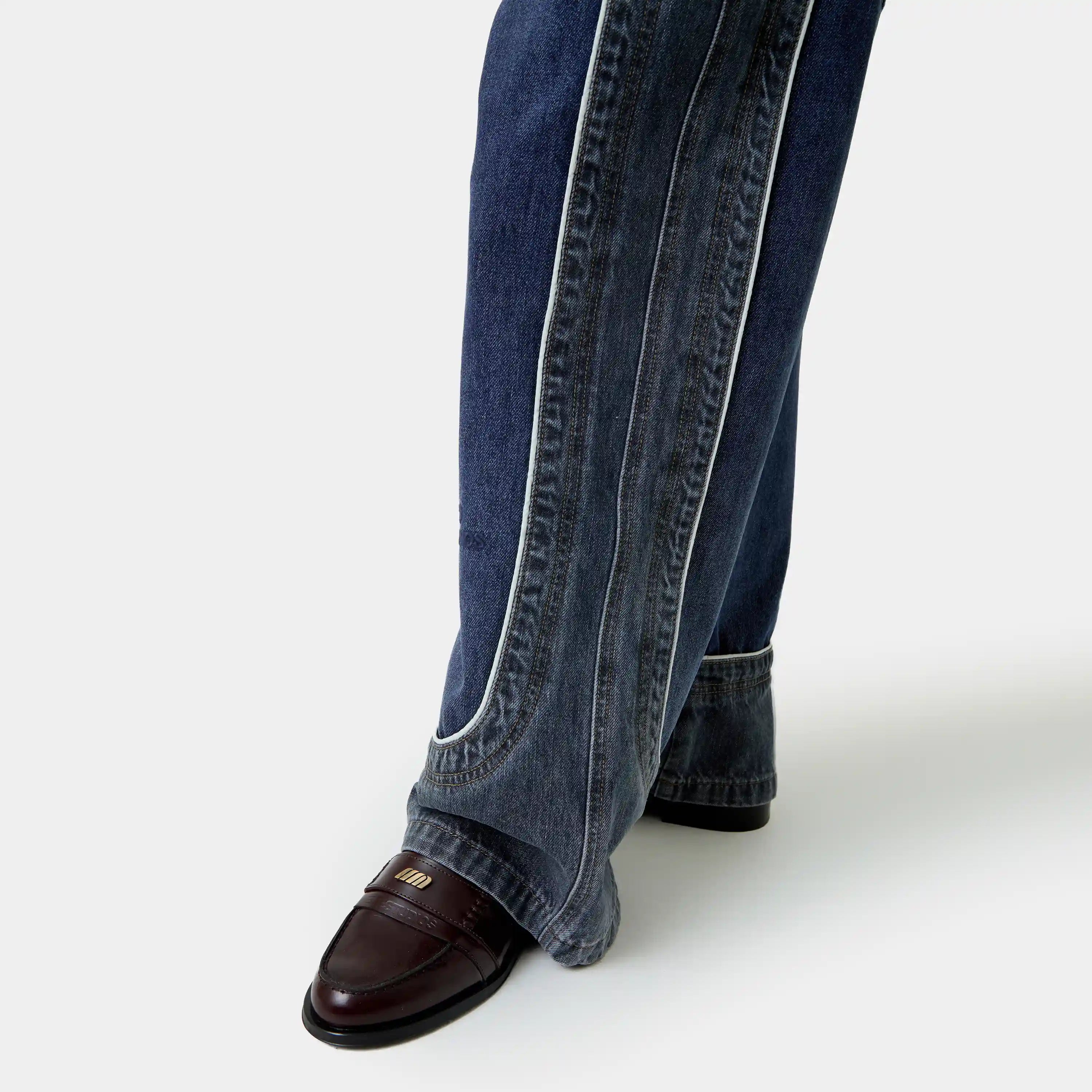 Dual Dark Blue Pants Pants Eme Studios