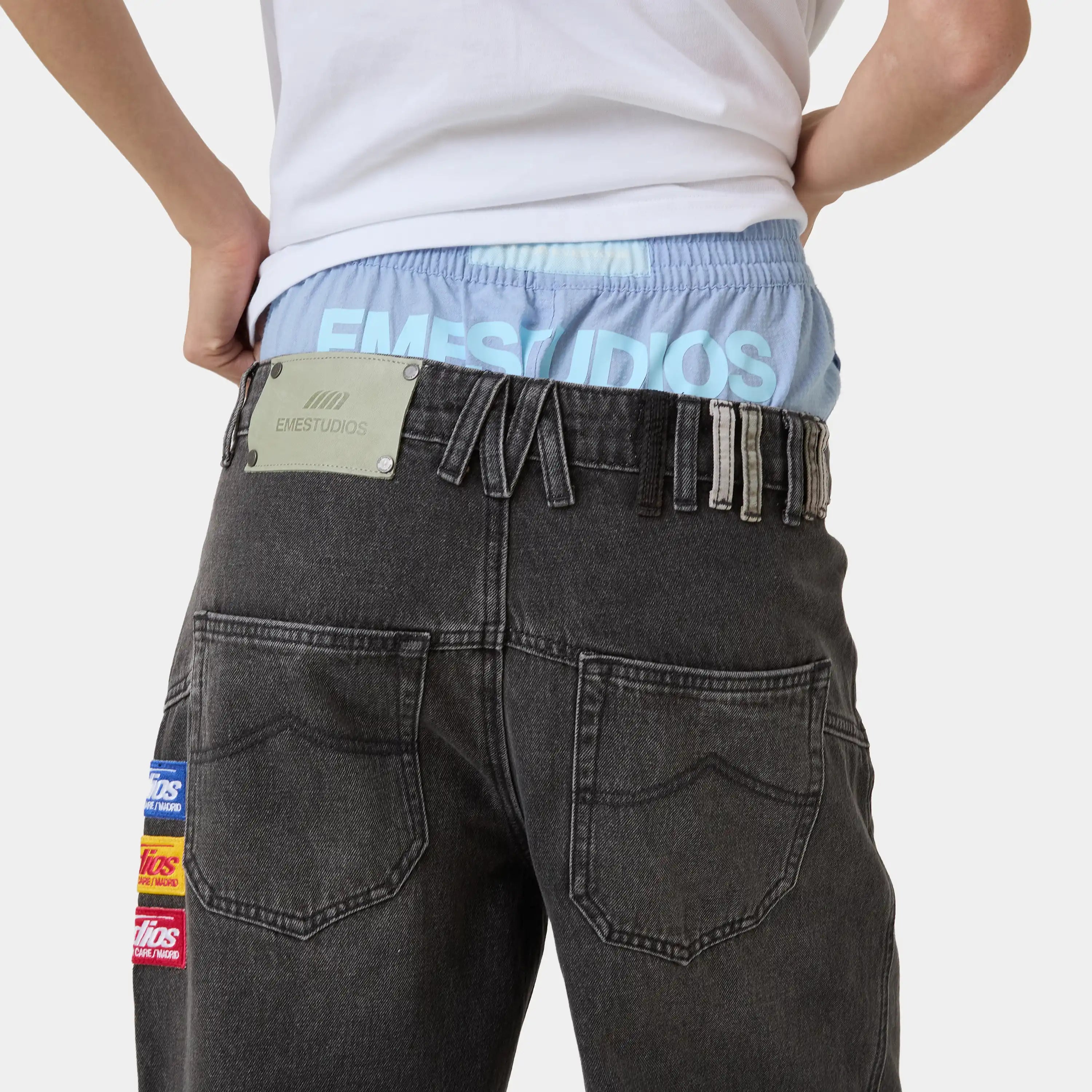 Rough Shadow Denim Pants Pants Eme Studios