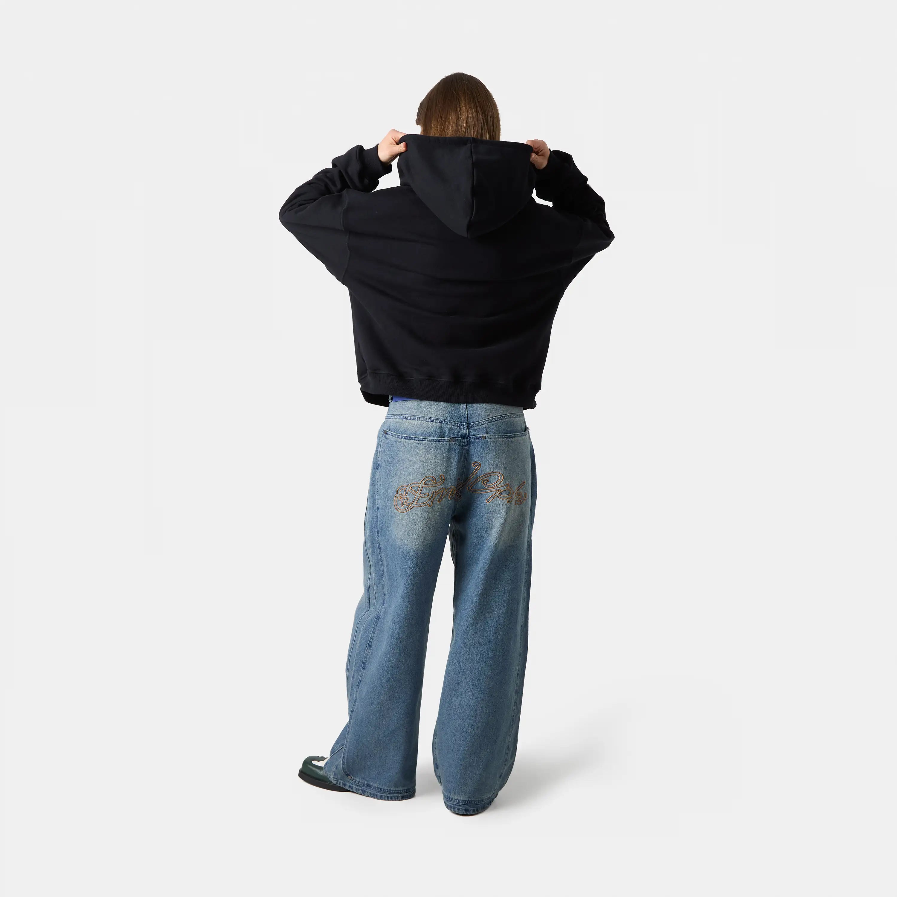 Basic Shadow Oversized Hoodie Hoodies eme