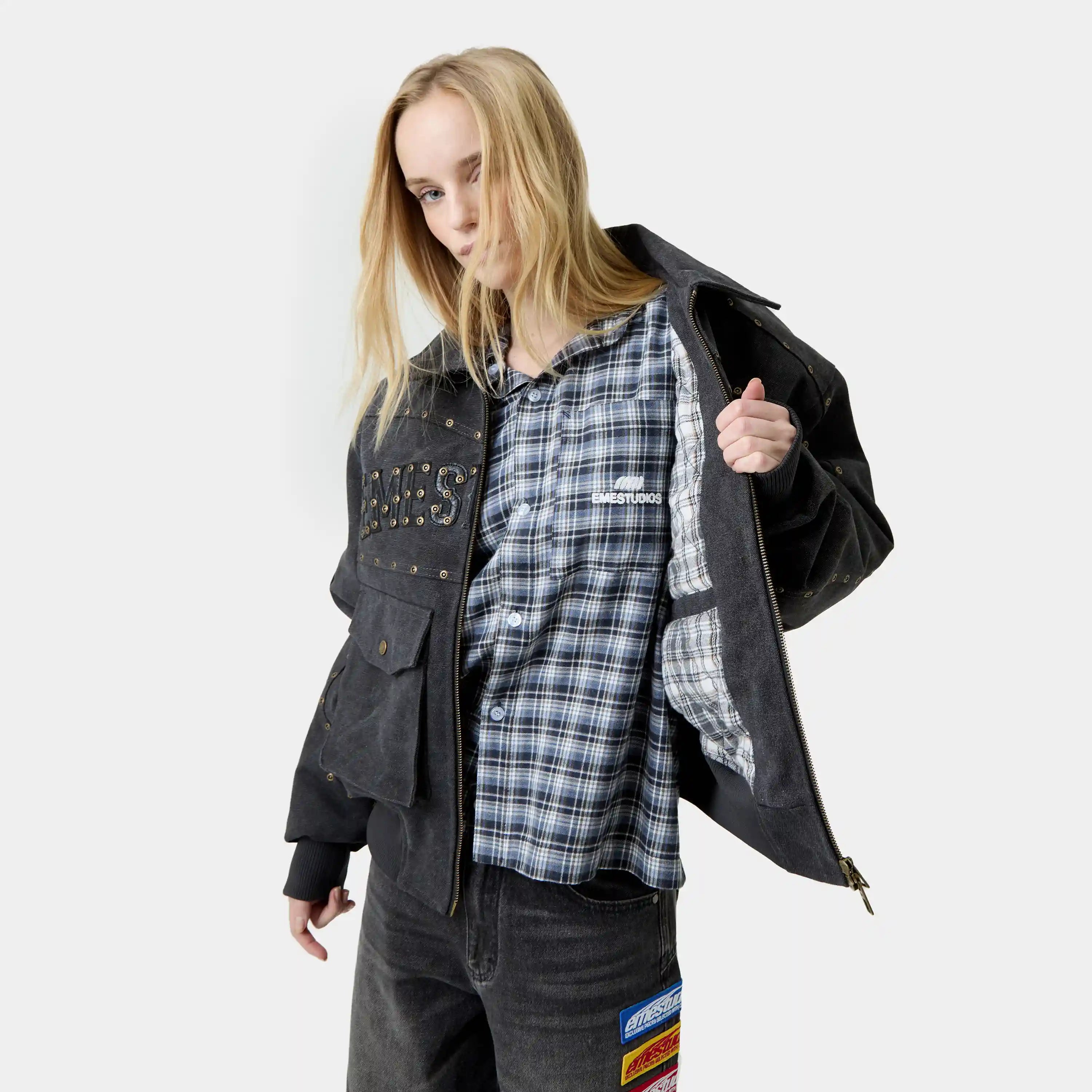 Drift Shadow Workwear Bomber Jacket Outerwear Eme Studios