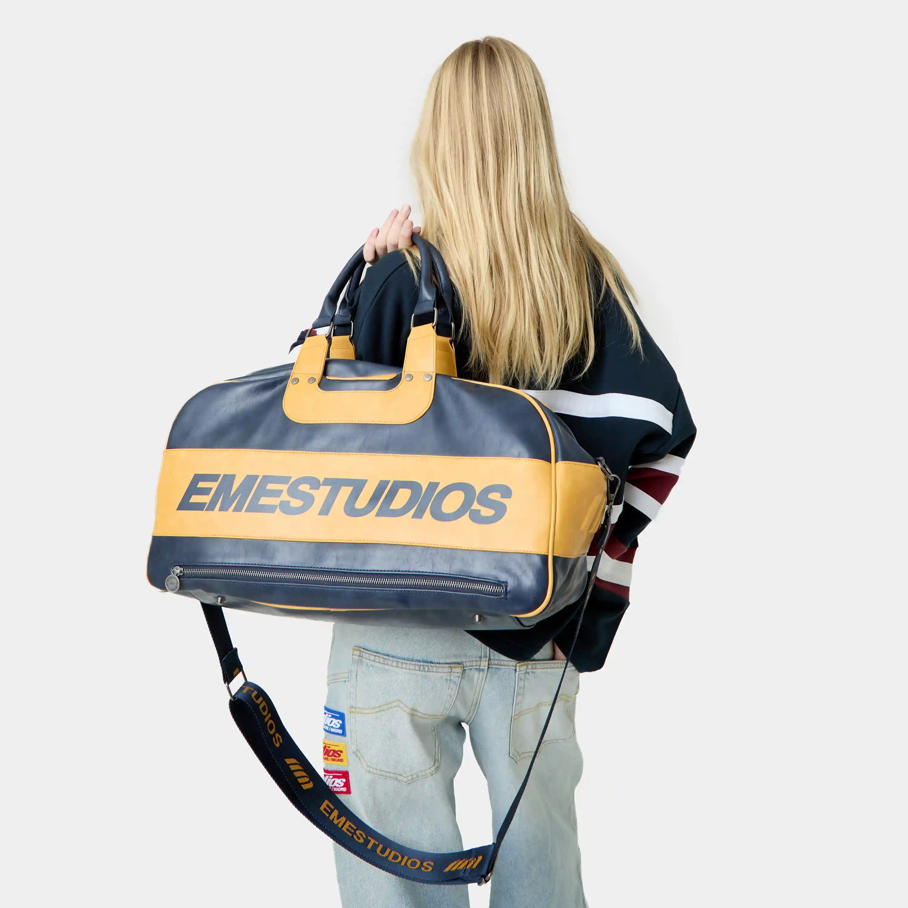 Rush Navy Duffle Bag Accesories Eme Studios