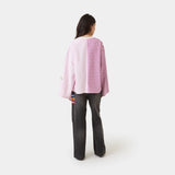 Roguish Fucsia Striped Long Sleeve T-shirts eme