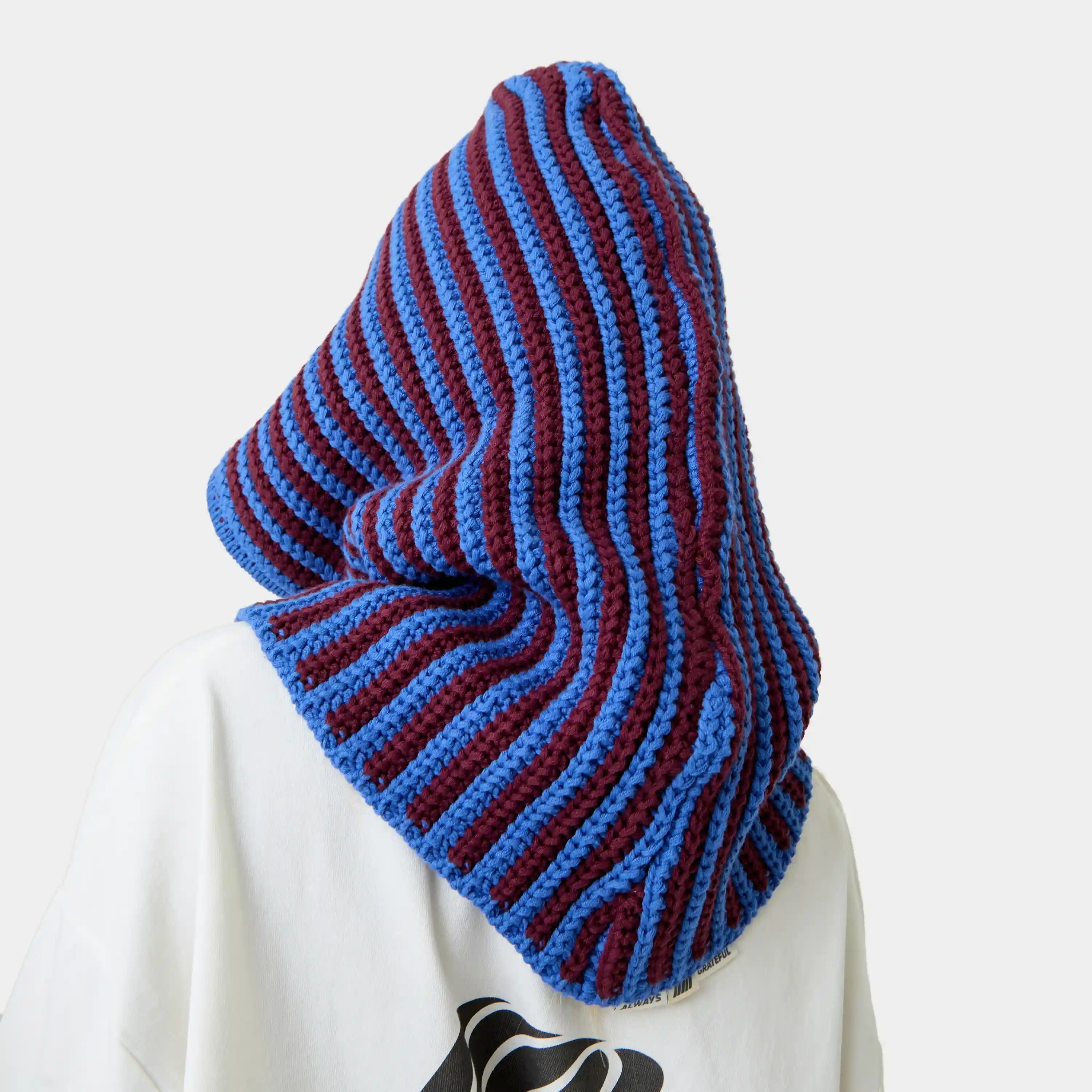 Striped Knit Balaclava Accesories Eme Studios