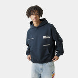 DNA Navy Oversized Hoodie Hoodies Eme Studios