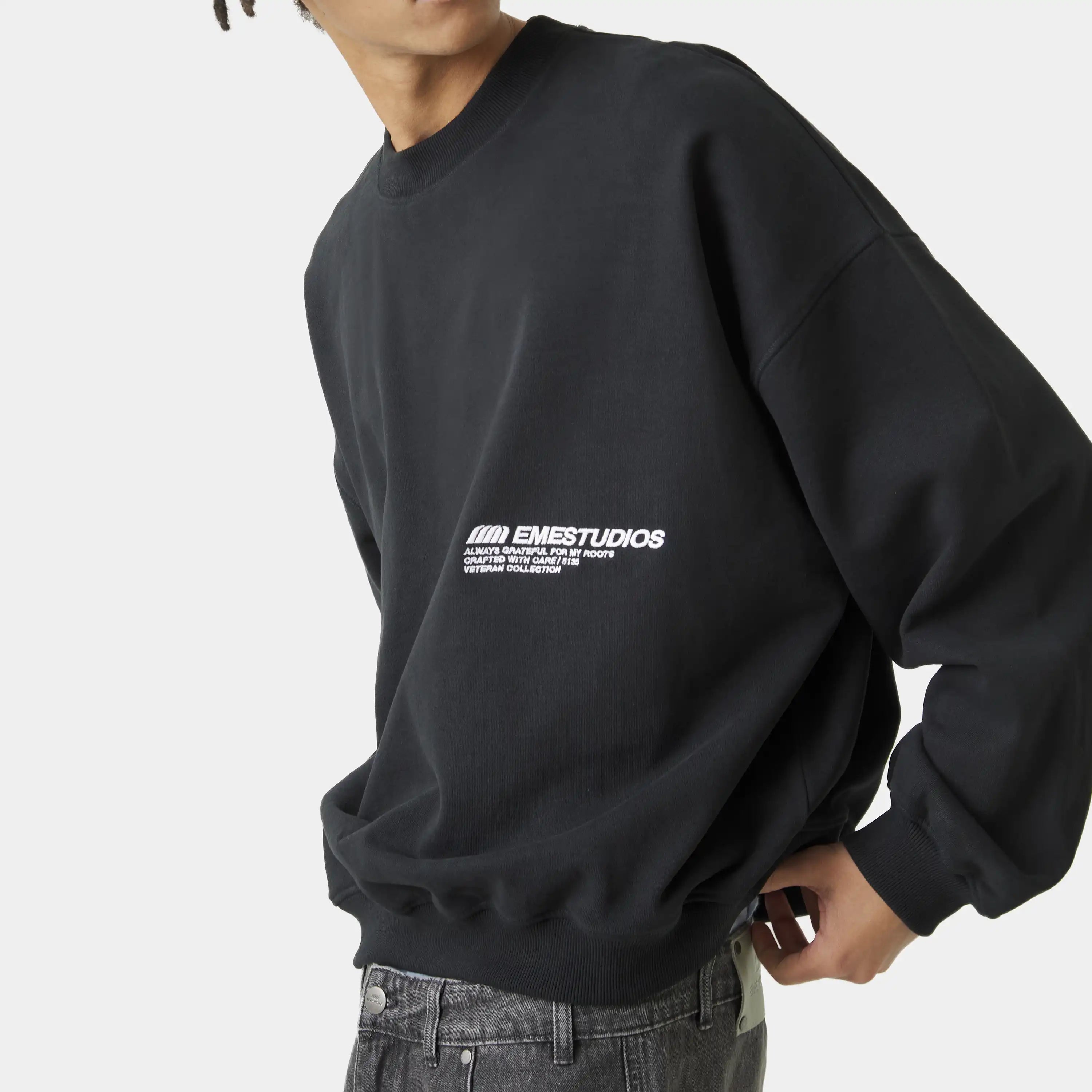 Roots Shadow Oversized Crewneck Sweatshirts Eme Studios
