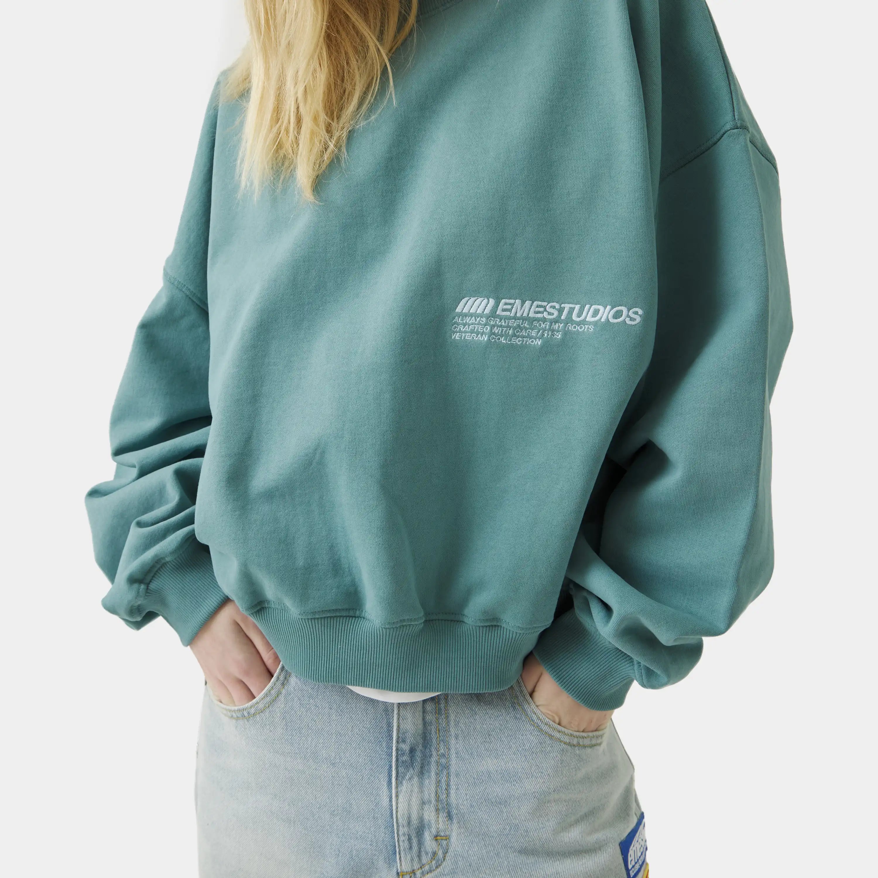 Roots North Oversized Crewneck Sweatshirts Eme Studios