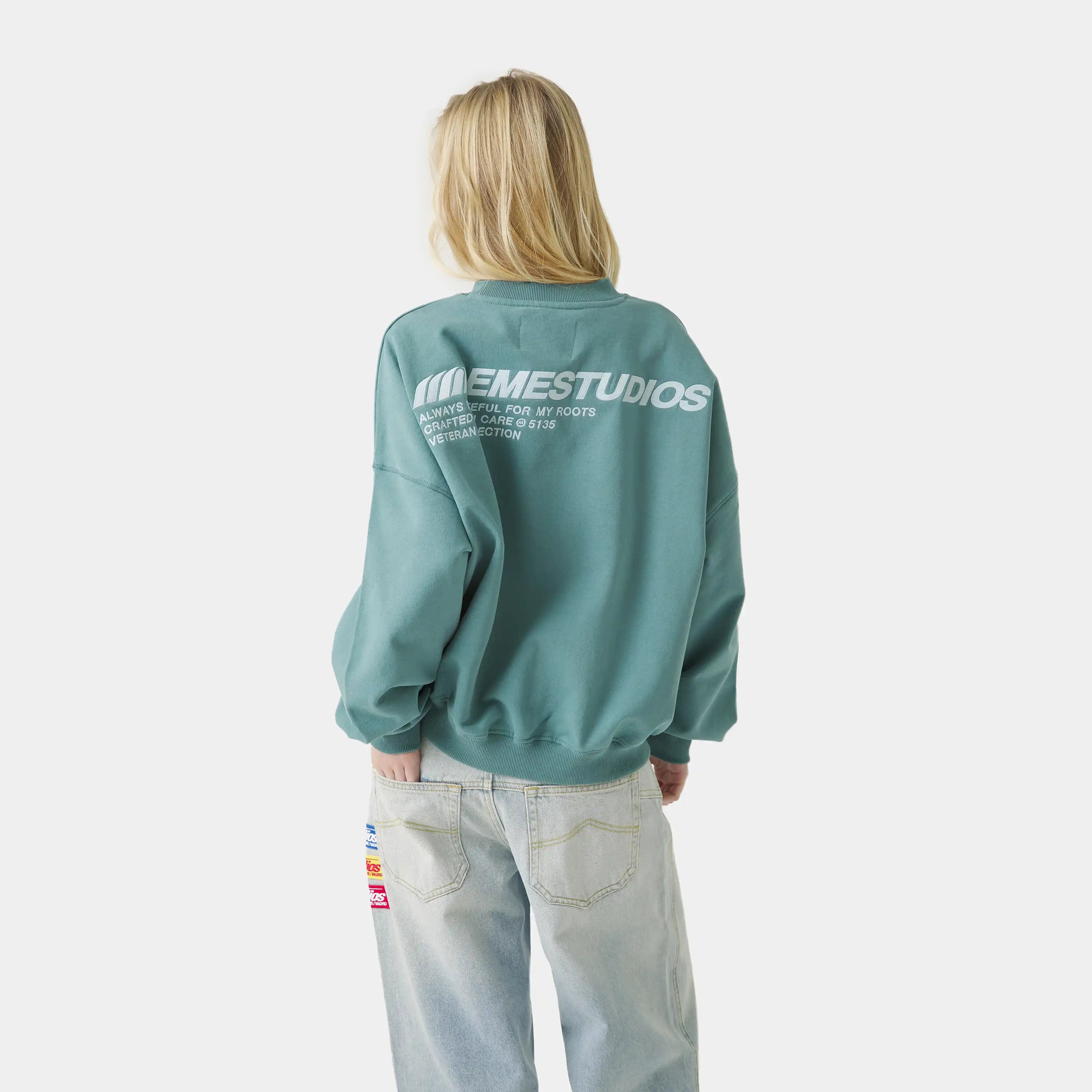 Roots North Oversized Crewneck Sweatshirts Eme Studios