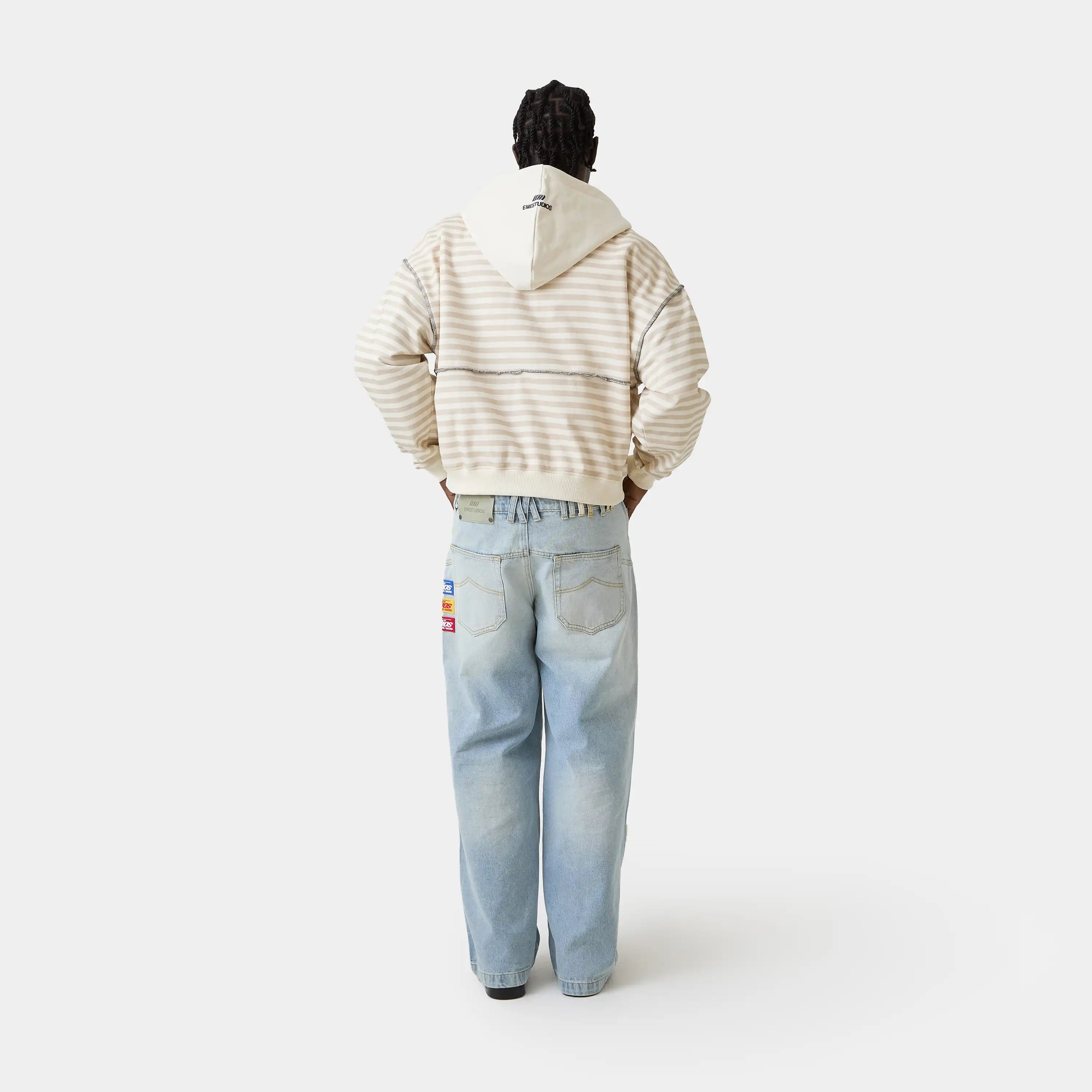 Capri Off Sand Full Zip Hoodies Eme Studios