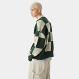 Ivy Square Off Sand Port Jacquard Knit Cardigan Knit eme   