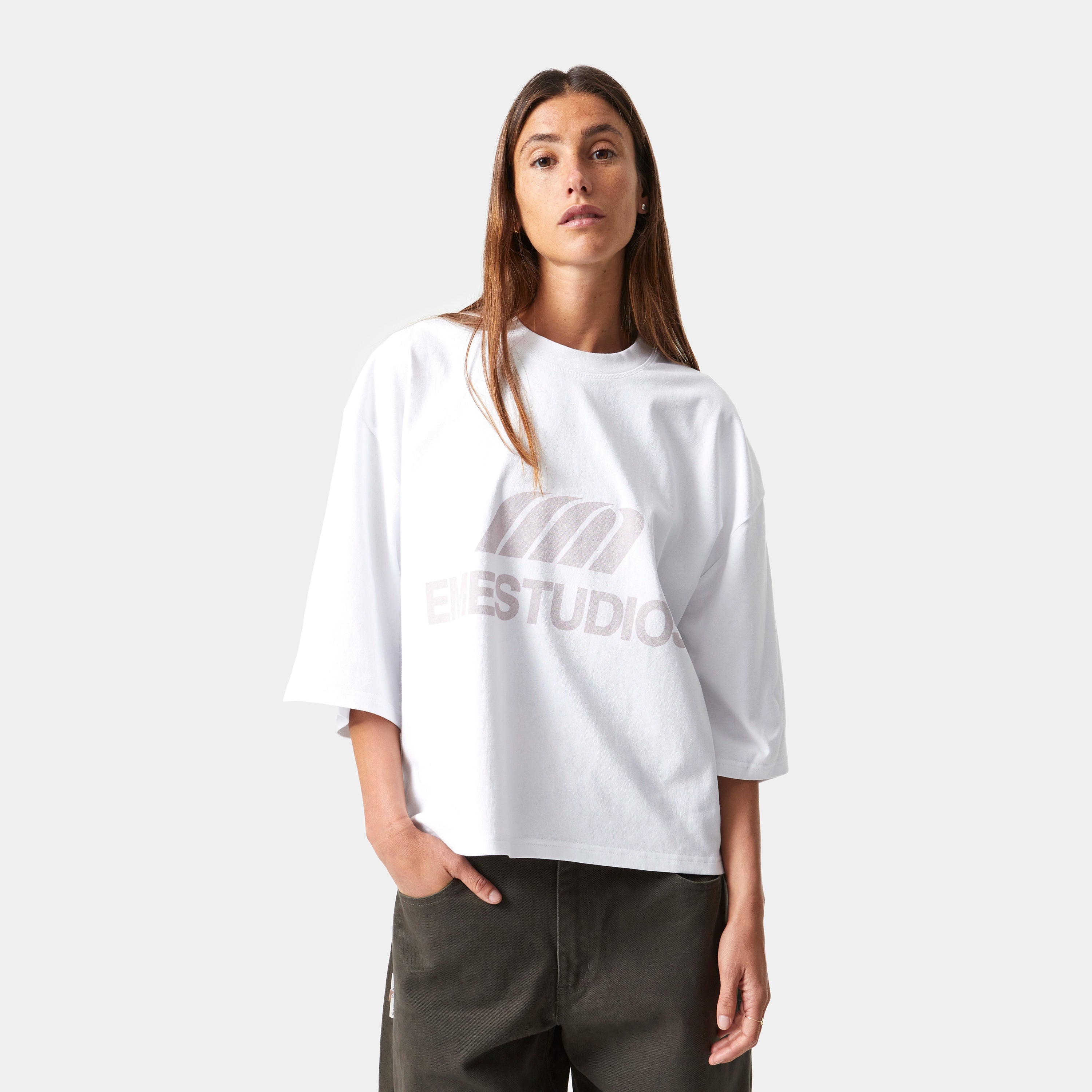 2 Era Calcite Cropped Boxy Tee Camiseta eme   