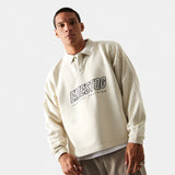 Mesh Off Sand Polo Hoodie Crewneck eme   