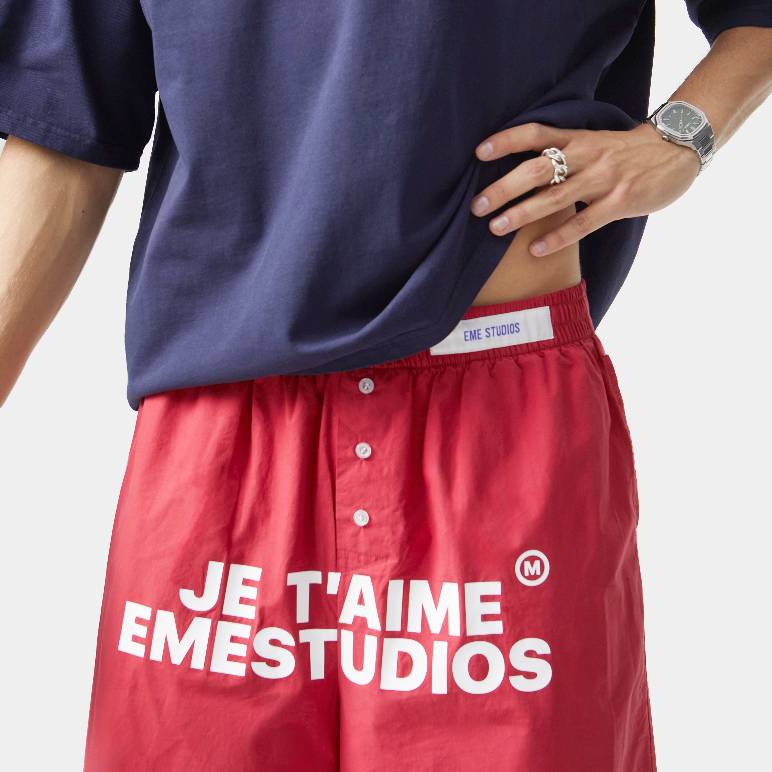 Jammies Plain Red LS Pants eme   