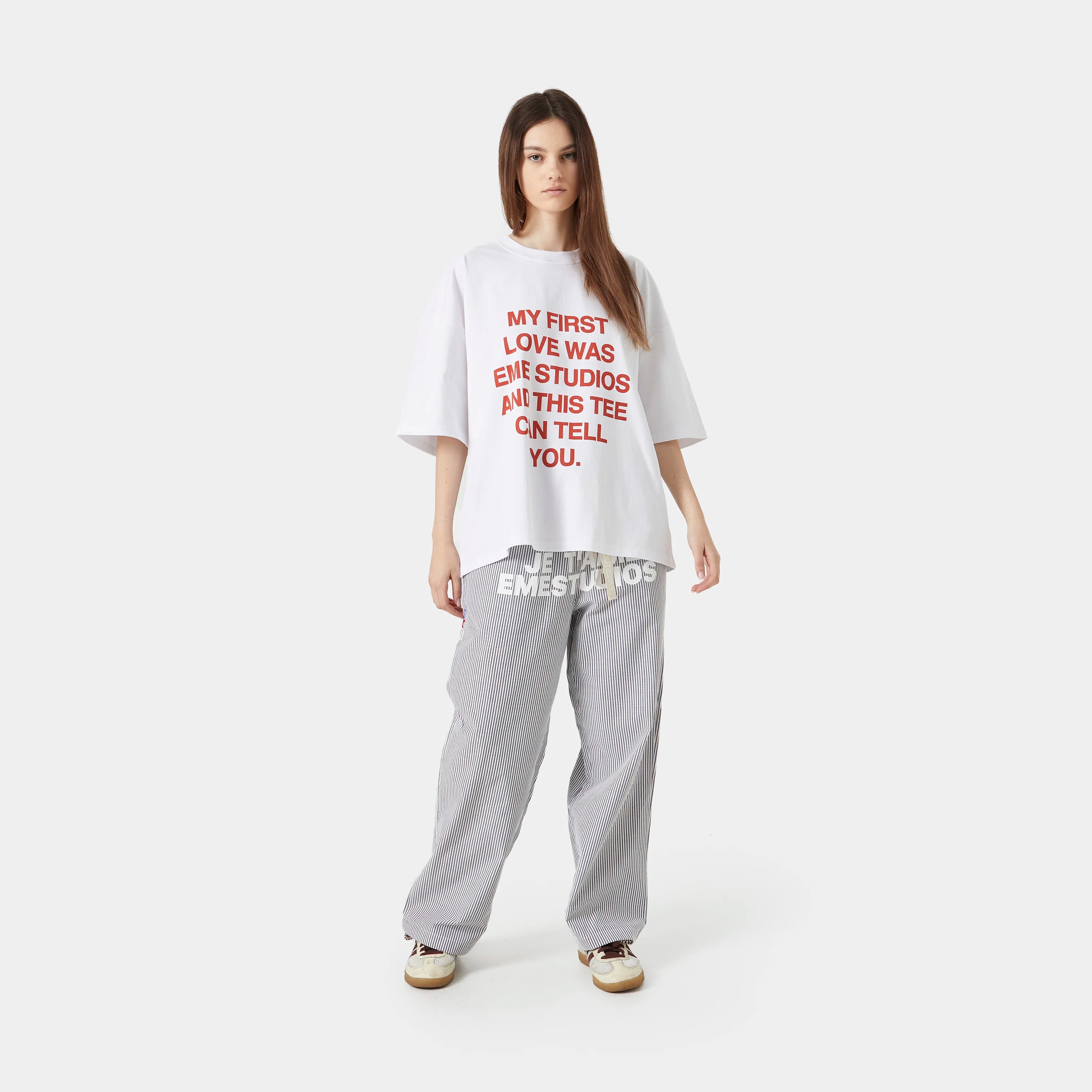 One Love Pearl Oversized Tee Camiseta eme   