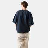 Flag CPH Navy Cropped Tee Camiseta eme