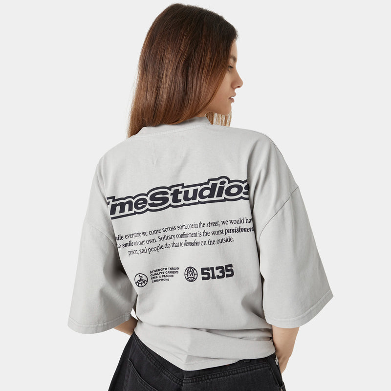 Grin Mist Oversized Tee Camiseta eme   