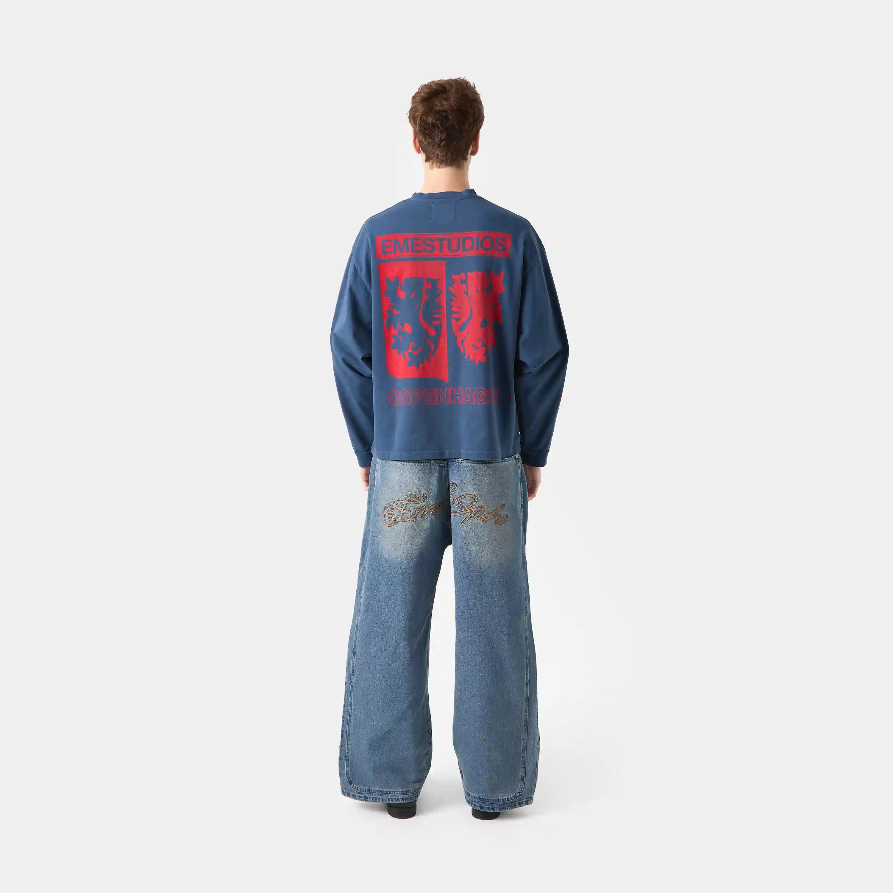 CPH Shield Navy Long Sleeve T-shirts eme