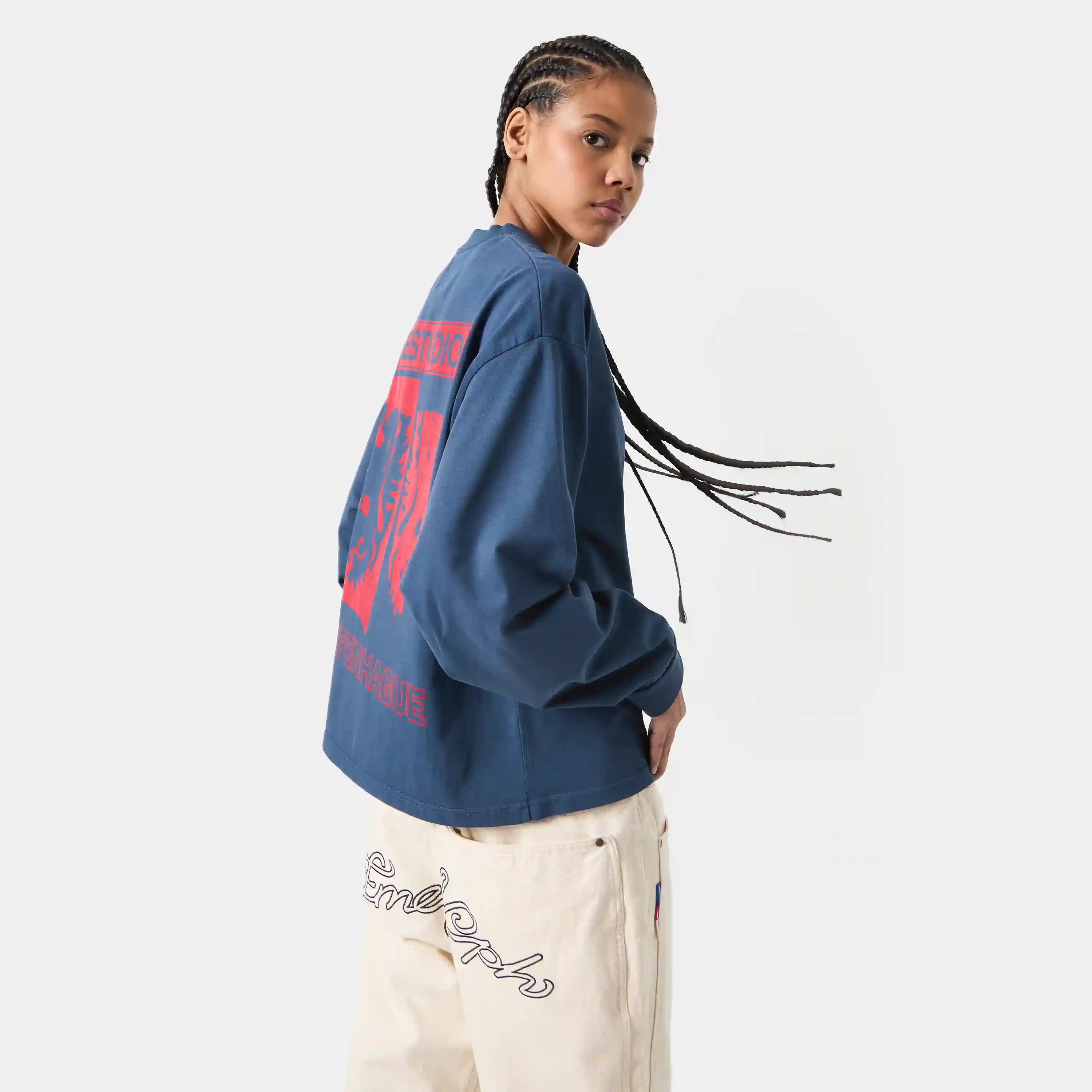 CPH Shield Navy Long Sleeve T-shirts eme