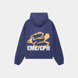 Due Navy Hoodie