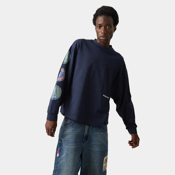 Caps Navy Long Sleeve Long Sleeve eme   