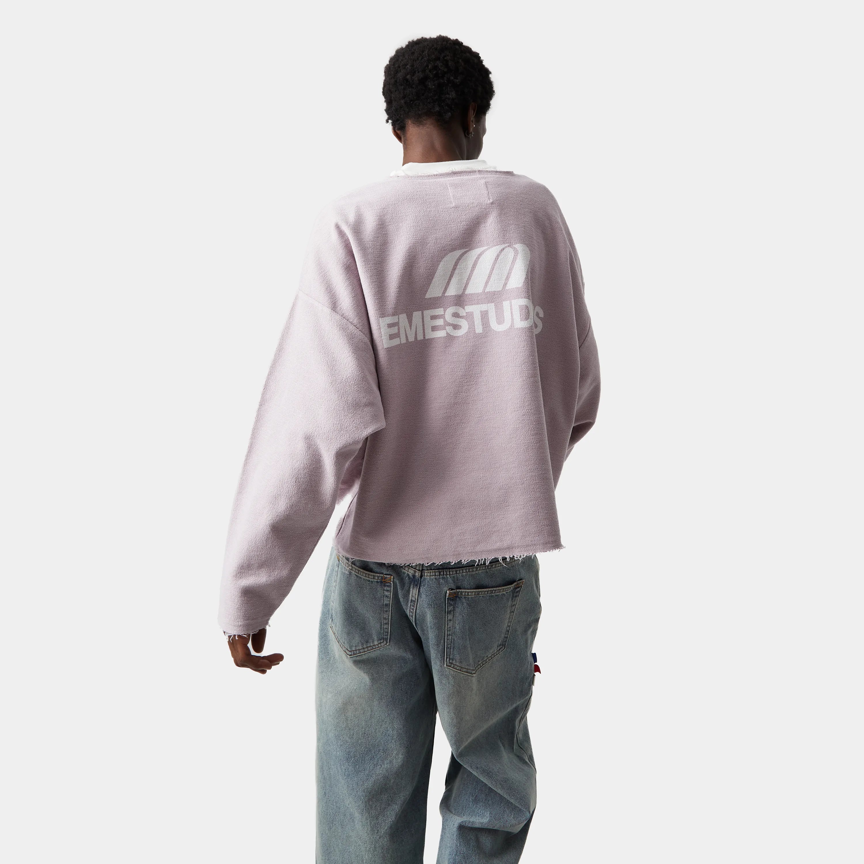 Hectic Calcite Reverse Crewneck Crewneck eme   