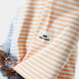 Roguish Striped Long Sleeve Orange Long Sleeve eme   