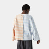 Roguish Striped Long Sleeve Orange Long Sleeve eme   