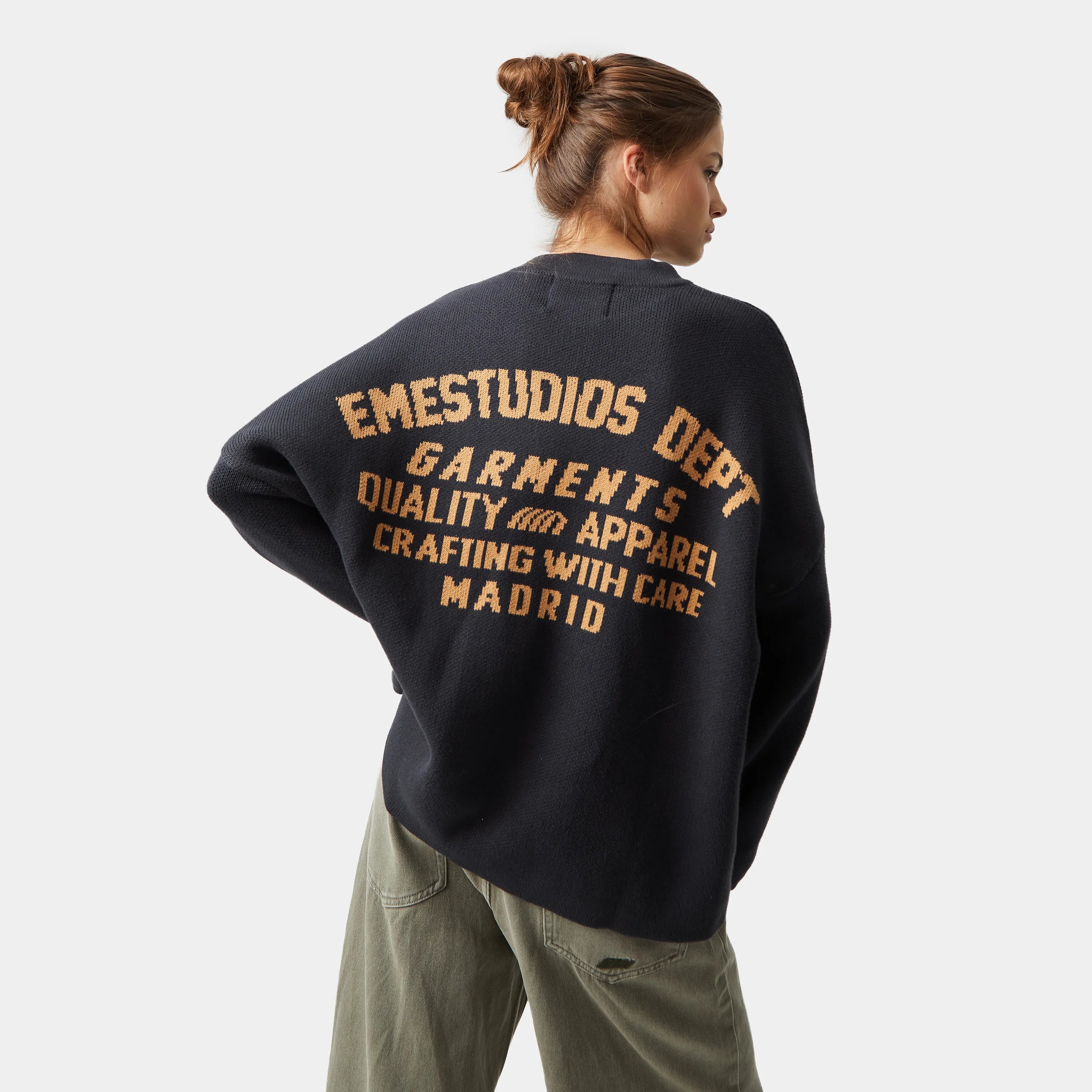 Department Forest Jacquard Oversized Knit Knit eme   