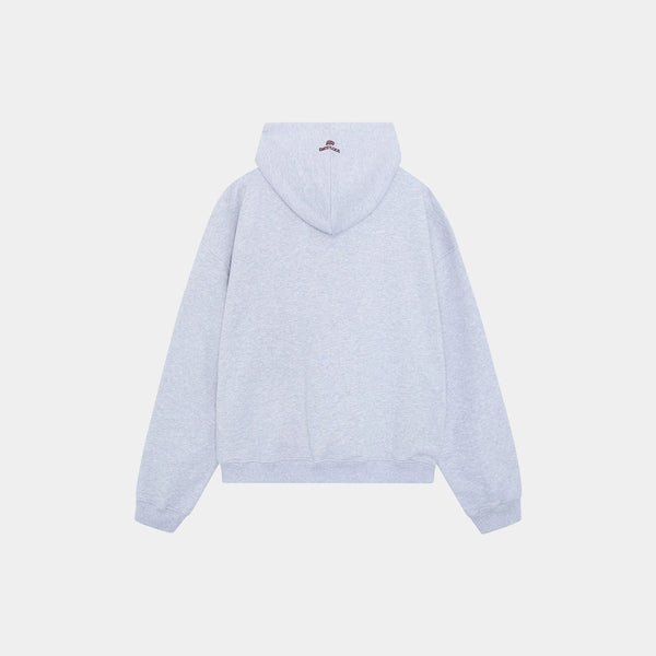 Reborn Heather Grey Oversized Hoodie Hoodie eme   