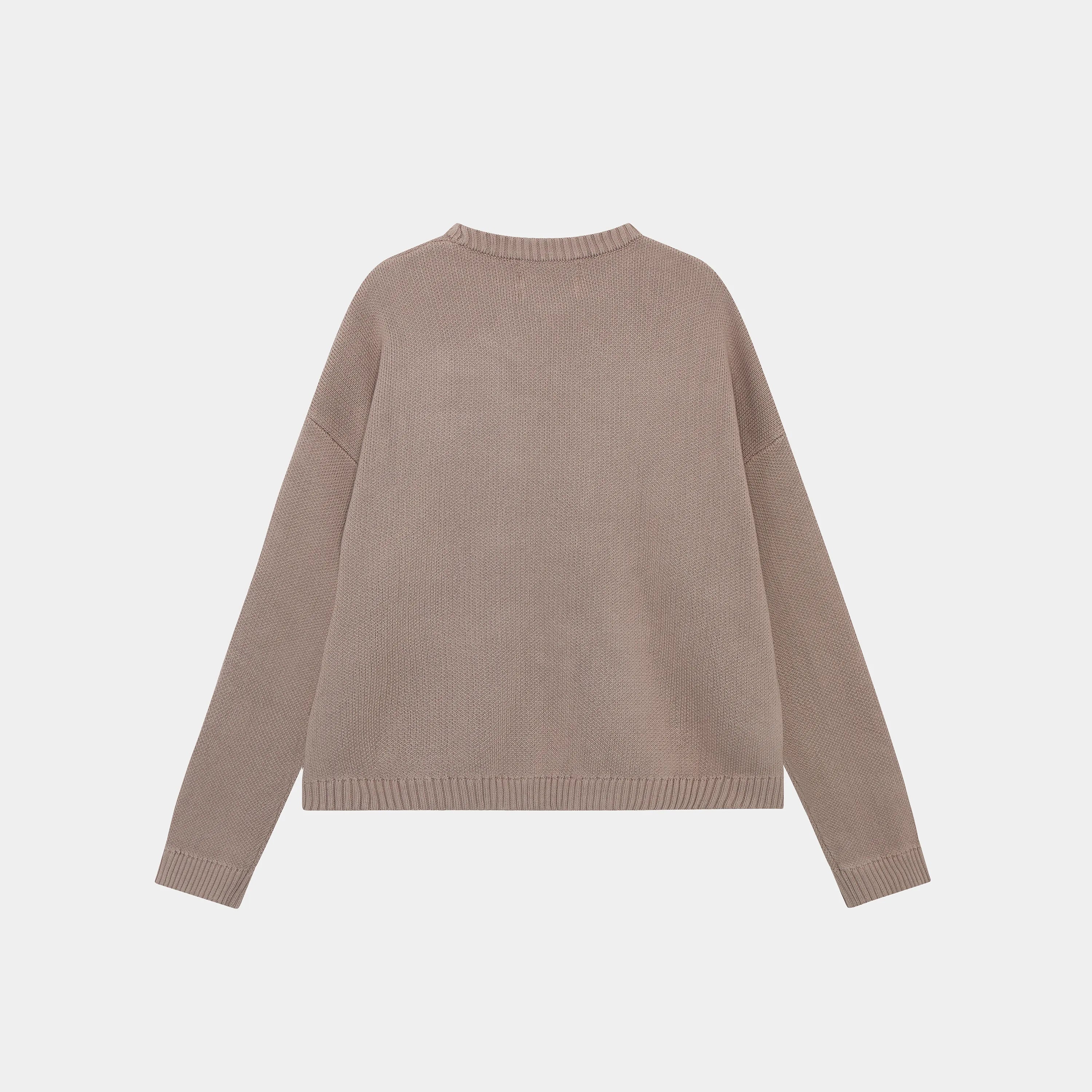 Master Muddy Brown Knit Sweater Knit eme