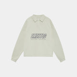 Mesh Off Sand Polo Hoodie Crewneck eme   