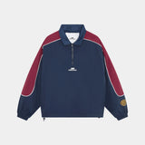 Rad Navy Half Zip Jacket eme   