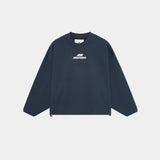 Revo Navy Baggy Mockneck Crewneck eme   