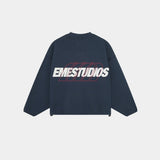 Revo Navy Baggy Mockneck Crewneck eme   