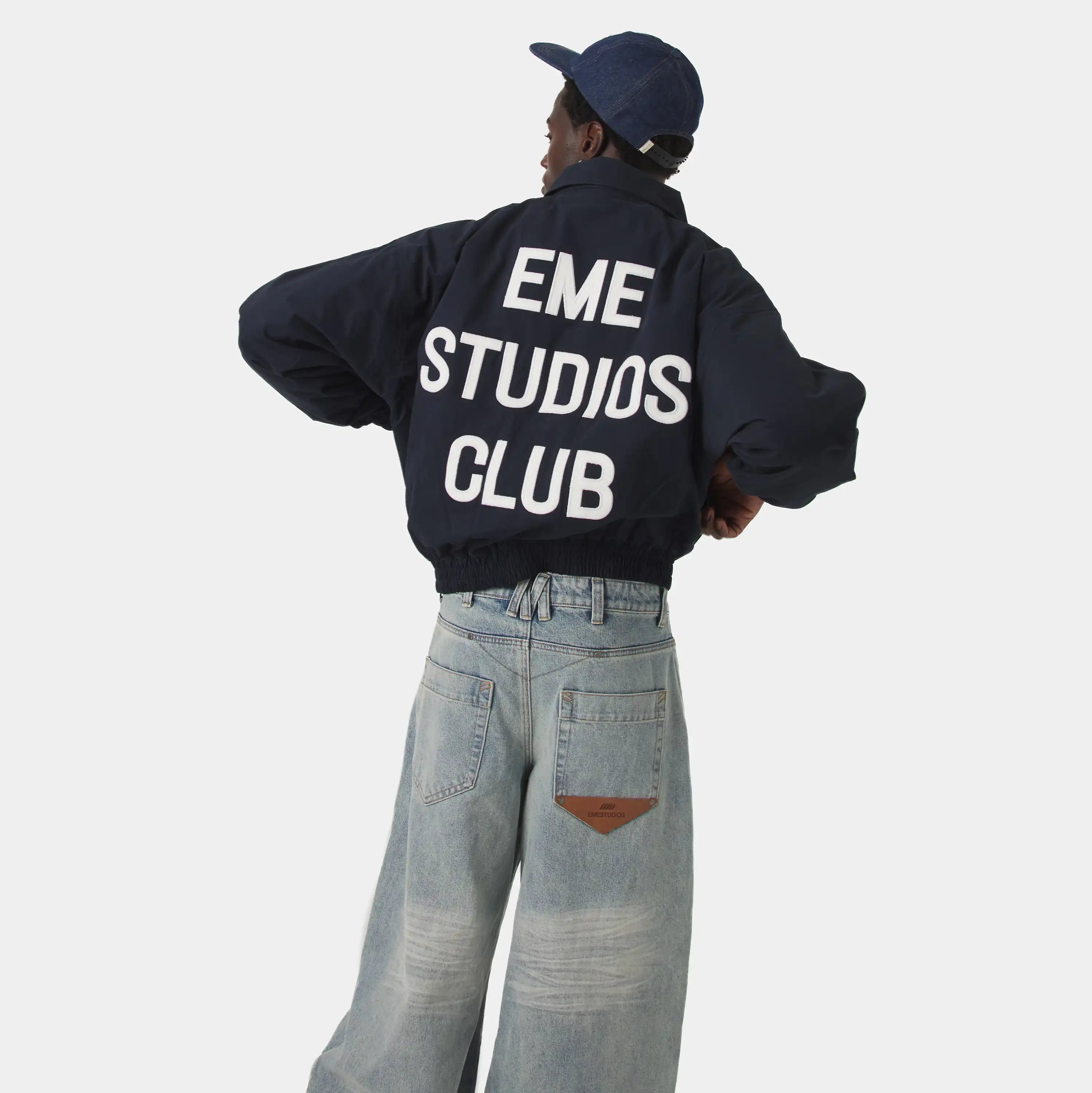 Chulo G Navy Reverse Jacket – Eme Studios Chulo G Navy Reverse Jacket – Eme Studios