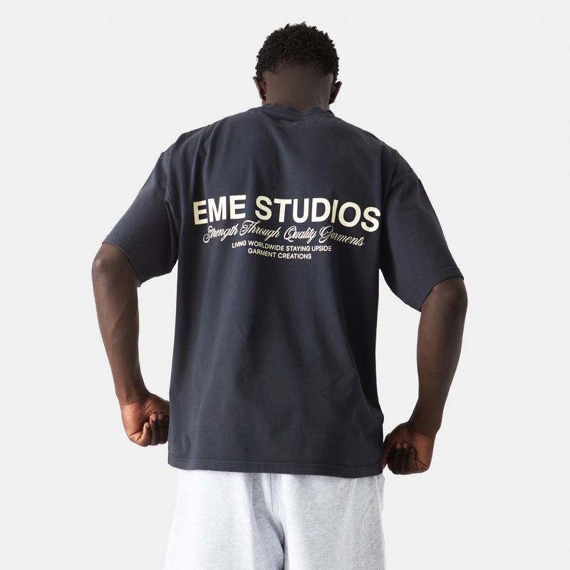 Iconic Raven Oversized Tee - Eme Studios