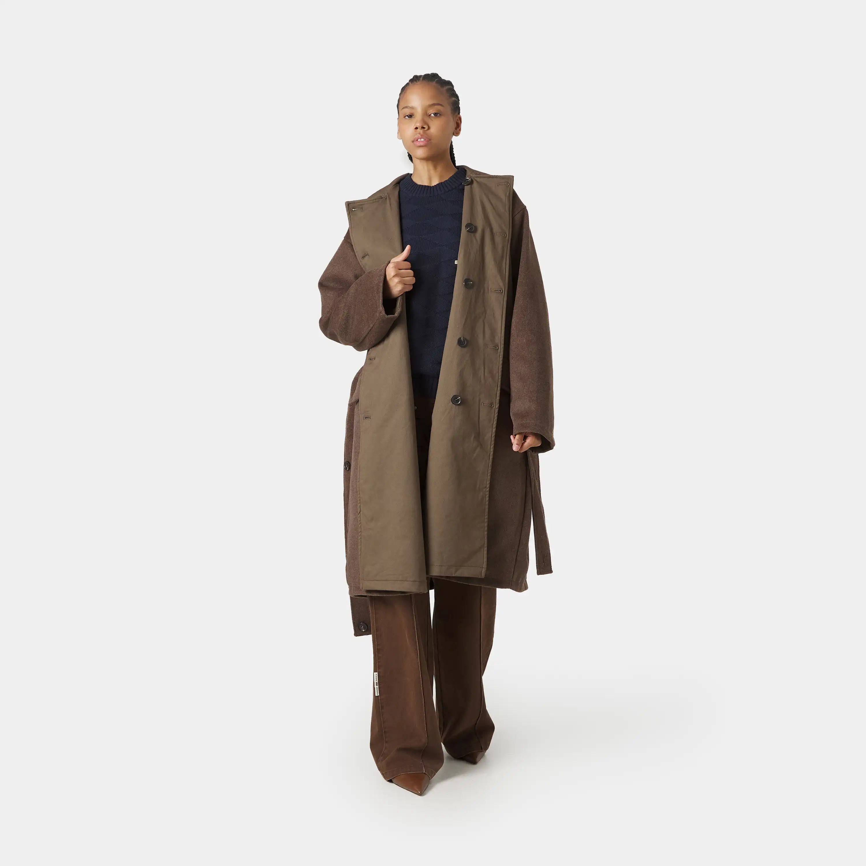 Beacon Reversible Trench Outerwear Eme Studios