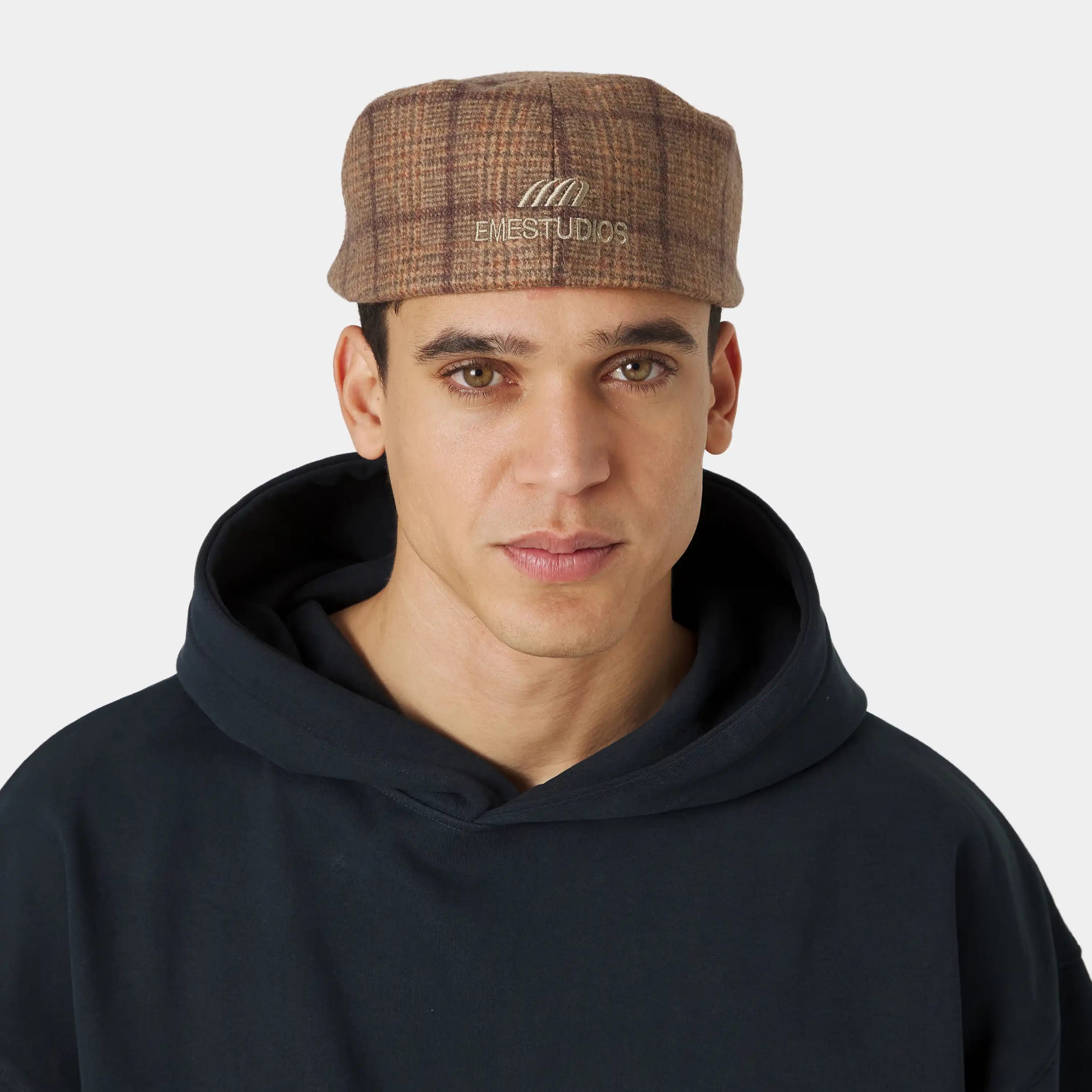 Lister Quilt Beret Headwear Eme Studios