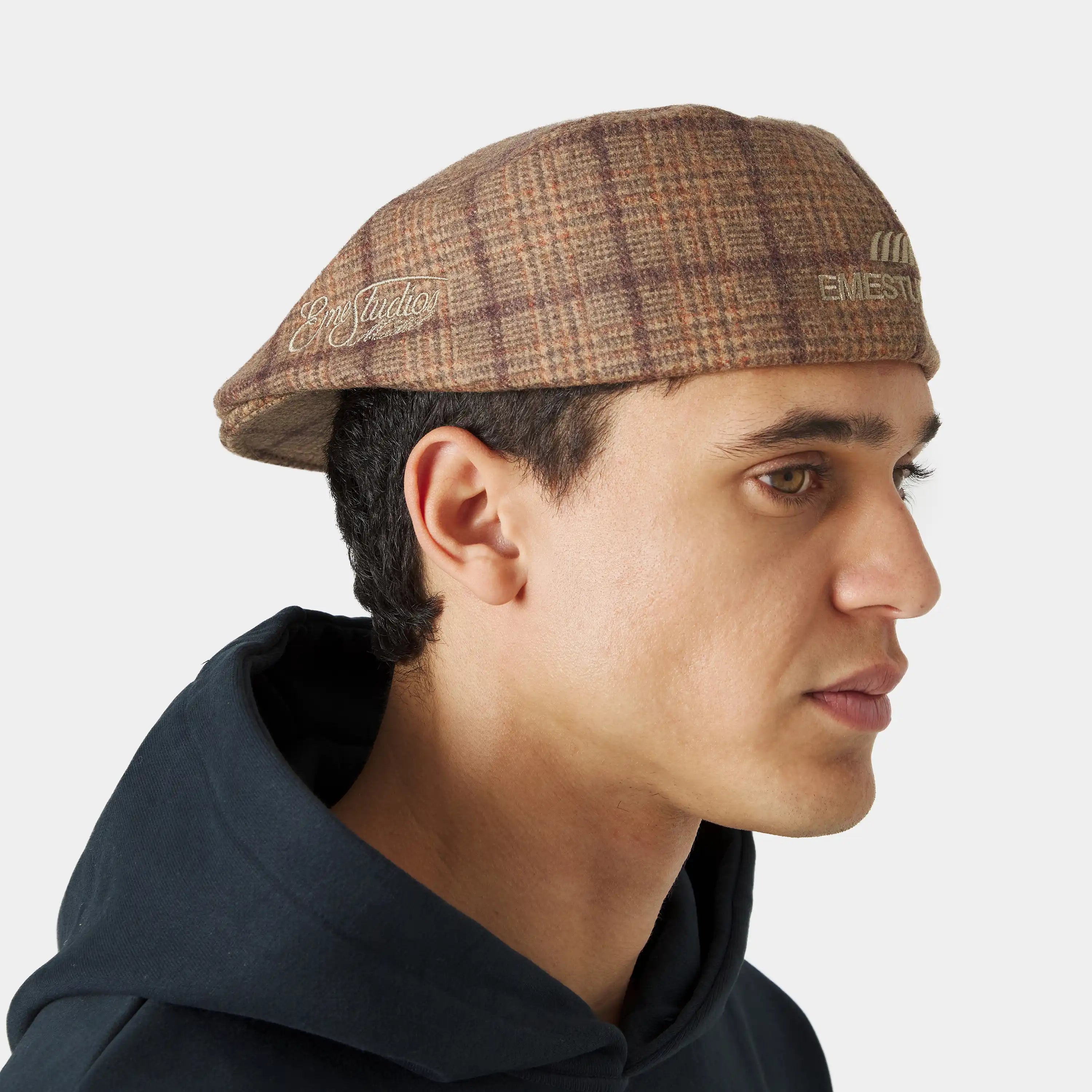 Lister Quilt Beret Headwear Eme Studios