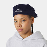 Lister Navy Beret Headwear Eme Studios